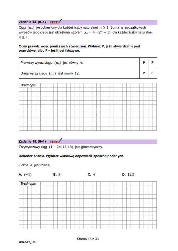 Matura Próbna 2024. Matematyka: Arkusz CKE Z Zadaniami - Wydarzenia W ...