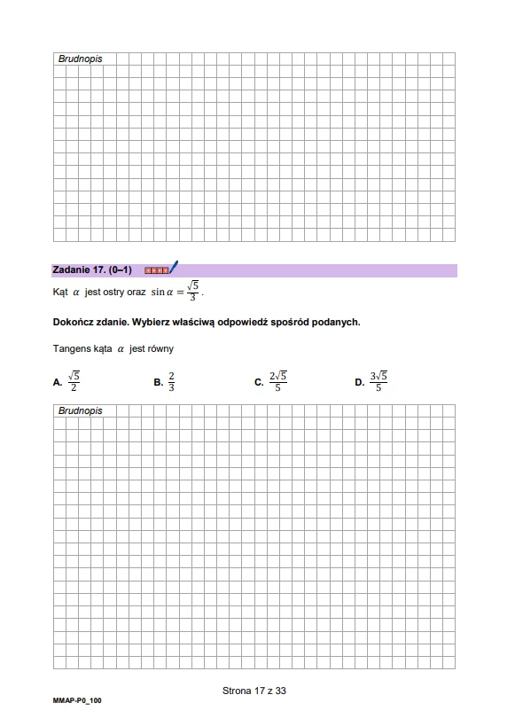 Arkusz CKE - zadania z matematyki. Matura próbna 