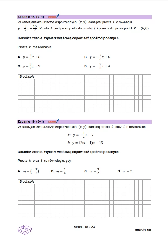 Arkusz CKE - zadania z matematyki. Matura próbna 