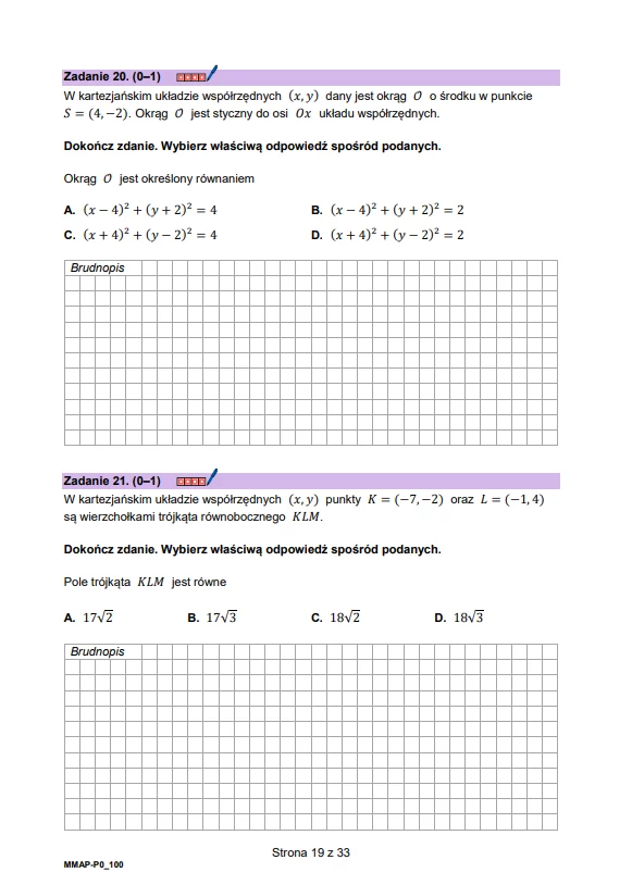 Arkusz CKE - zadania z matematyki. Matura próbna 