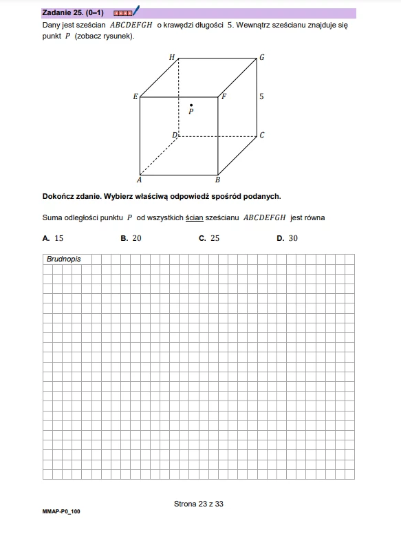 Arkusz CKE - zadania z matematyki. Matura próbna 