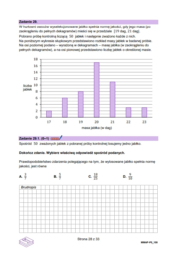 Arkusz CKE - zadania z matematyki. Matura próbna 