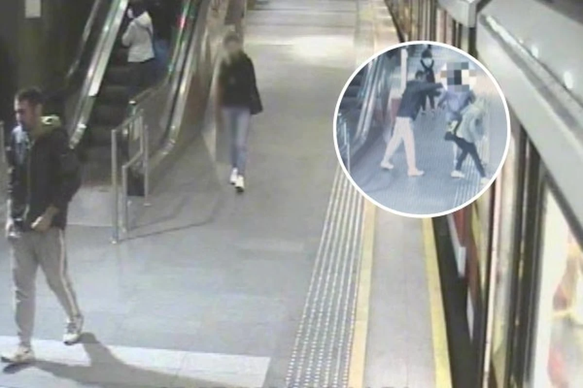 Stołeczna policja szuka mężczyzny, który na stacji metra Dworzec Gdański próbował wepchnąć pod pociąg dwie osoby. Opublikowano film z monitoringu, pokazujący ten incydent. 