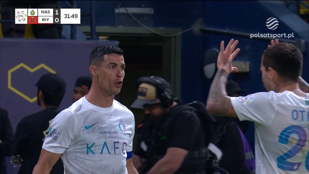 Cristiano Ronaldo strzelił gola w meczu Al Nassr - Al Riyadh.

