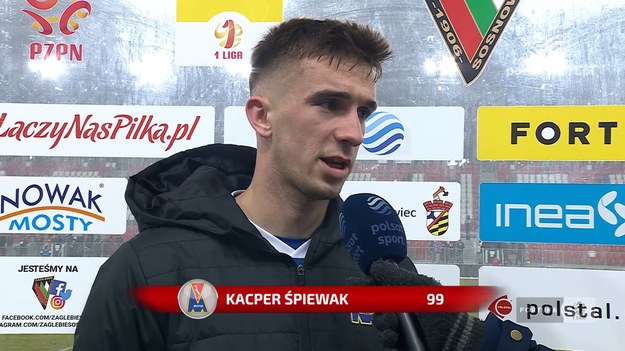 Motor Lublin wygrał na wyjeździe z grającym od 18. minuty w dziesiątkę Zagłębiem Sosnowiec 4:0 w piątkowym meczu 18. kolejki Fortuna 1 Ligi. - Czerwona kartka dla Zagłębia nam pomogła i wieziemy trzy punkty do Lublina - powiedział Kacper Śpiewak, zawodnik Motoru.

Fortuna 1 Liga oglądaj w Polsat Sport oraz na  Polsat BOX Go   Oglądaj wygodnie gdziekolwiek chcesz: na komputerze, na tablecie, na smartfonie, na Smart TV.
W tekście zawarto link serwisu partnerskiego

