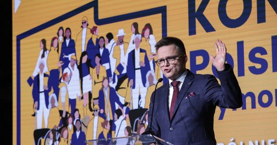 "Jesteśmy pokoleniem 15 października" - mówił podczas powyborczego kongresu Polski 2050 w Warszawie lider tej partii marszałek Sejmu Szymon Hołownia.