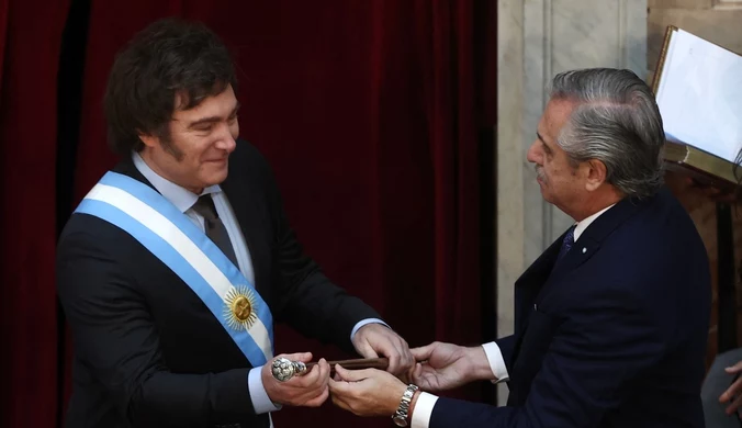 "Argentyński Donald Trump" zaprzysiężony. Javier Milei nowym prezydentem