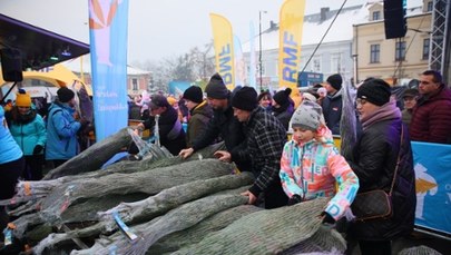 "Choinki pod choinkę od RMF FM i Małopolski". We wtorek byliśmy w Legnicy i Lesznie