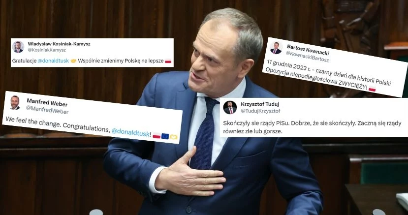 Donald Tusk wybrany na premiera. W sieci fala komentarzy