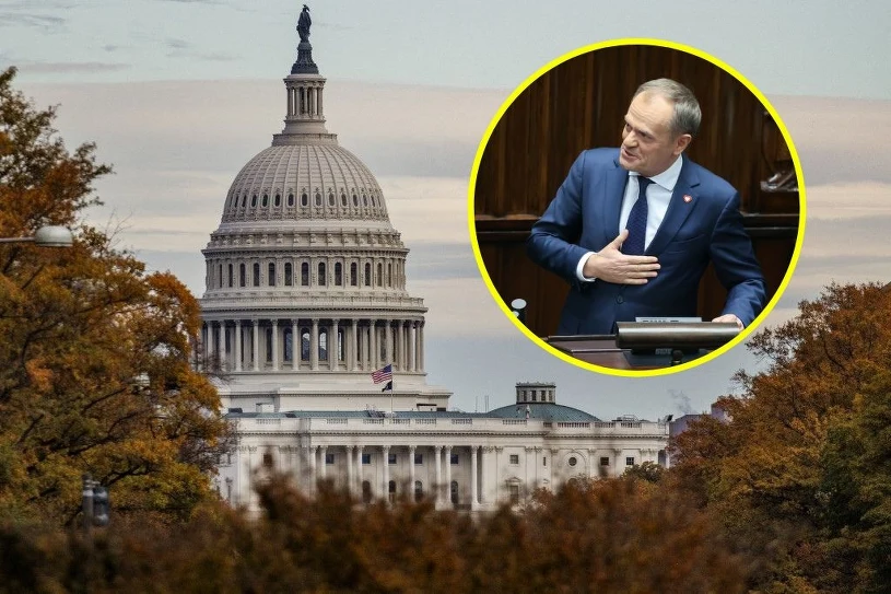 Tusk o wizycie Nawrockiego w USA. "Nie spodziewam się niczego"