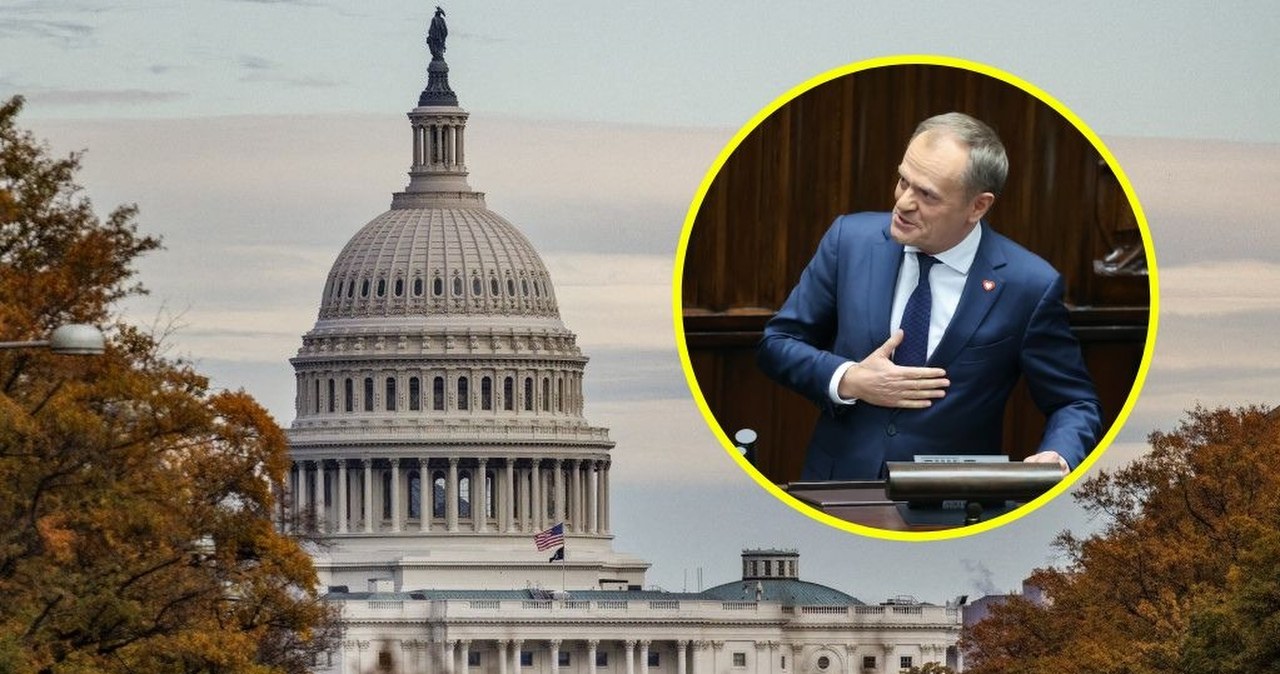 Tusk o wizycie Nawrockiego w USA. "Nie spodziewam się niczego"