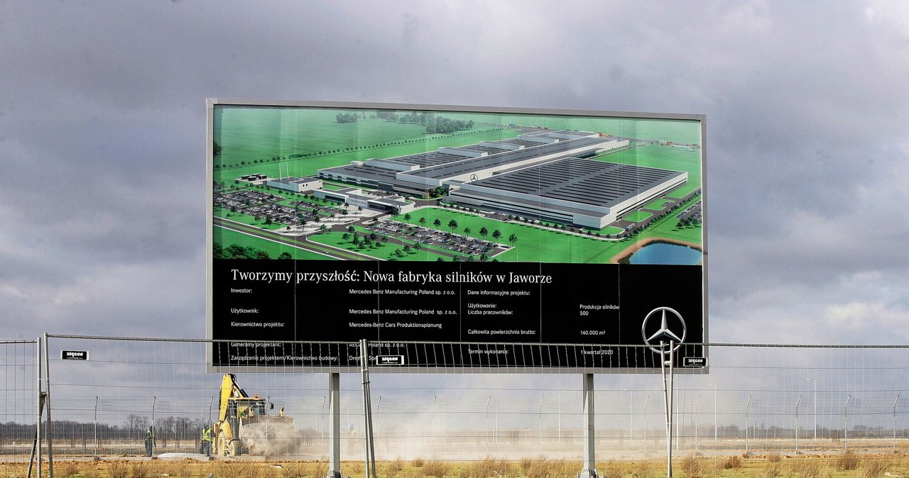 A new Mercedes factory will be built in Poland.  There was nothing like this in Europe