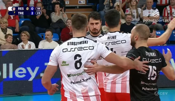 Asseco Resovia Rzeszów - Trentino Itas 0:3. Skrót meczu. WIDEO