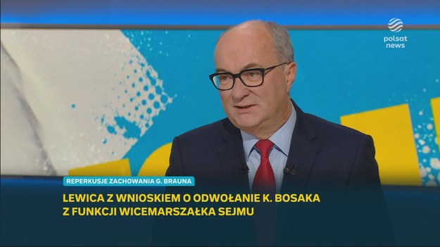 - Miła twarz pana Mentzena i pana Bosaka nie usprawiedliwia tego, co tkwi w sercach i rozumach konfederatów. Ja przypomnę "piątkę Mentzena", pamięta pan, co mówił o żydach, Europie, kobietach - to tkwi w ich głowach - przekonywał współprzewodniczący Nowej Lewicy. - Całą otwartość na świat Konfederacji zgasiła gaśnica. Oni po prostu tacy są - podsumował w "Graffiti" Włodzimierz Czarzasty.