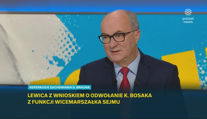 Czarzasty w "Graffiti": Całą otwartość Konfederacji na świat zgasiła gaśnica