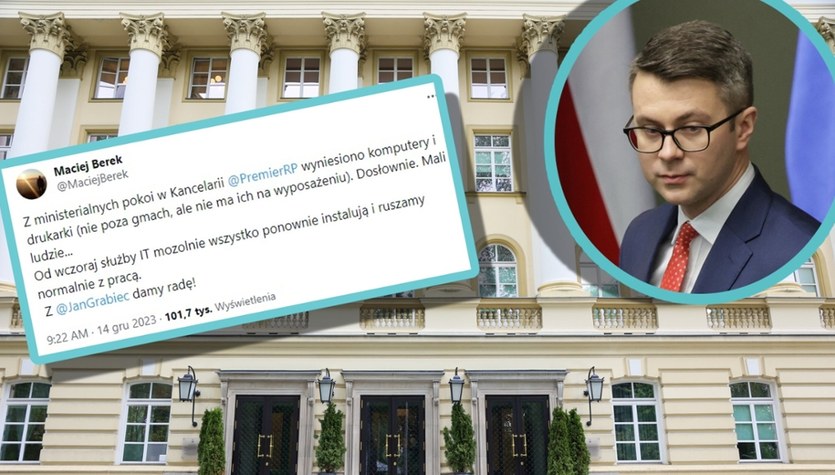  Niespodzianka w KPRM. Gdzie się podział cały sprzęt?