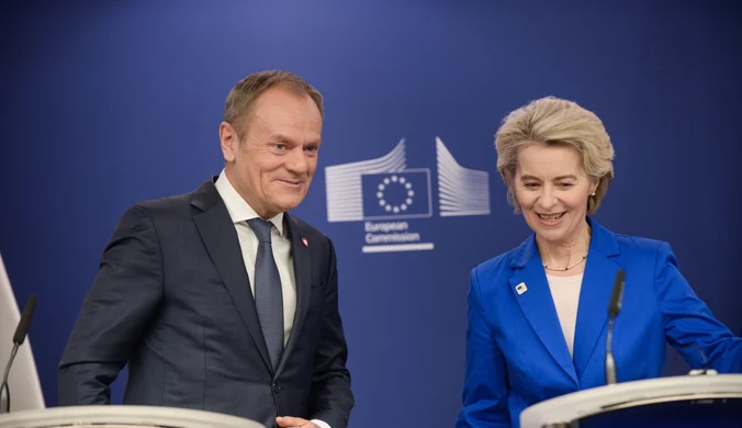 Donald Tusk spotkał się z szefową KE. Miliardy euro popłyną do Polski