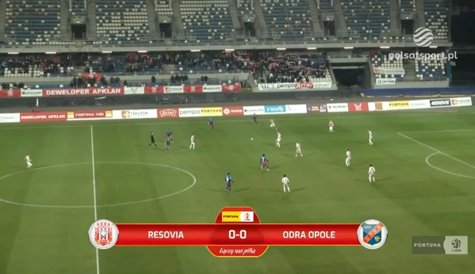 Resovia Rzeszów – Odra Opole 1:0. Skrót meczu. WIDEO