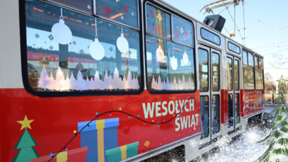 Świąteczny tramwaj wyrusza w miasto