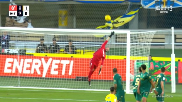 Skrót meczu UD Las Palmas - Cadiz CF 1-1. 