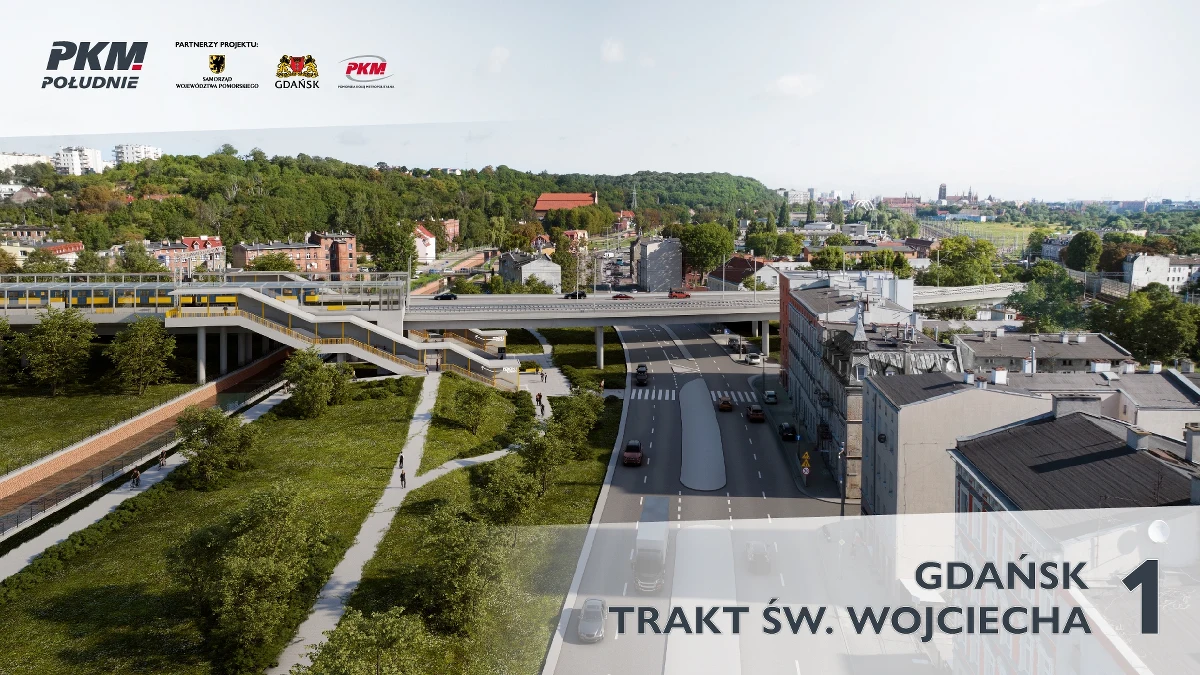 Pomorska Kolej Metropolitalna, spółka samorządu województwa, ogłosiła przetarg na dokumentacje nowej linii kolejowej PKM Południe i dwóch inwestycji drogowych. Nowa PKM pozwoliłaby skrócić czas podróży komunikacją miejską ze Śródmieścia do węzła Kowale do 14 minut. 