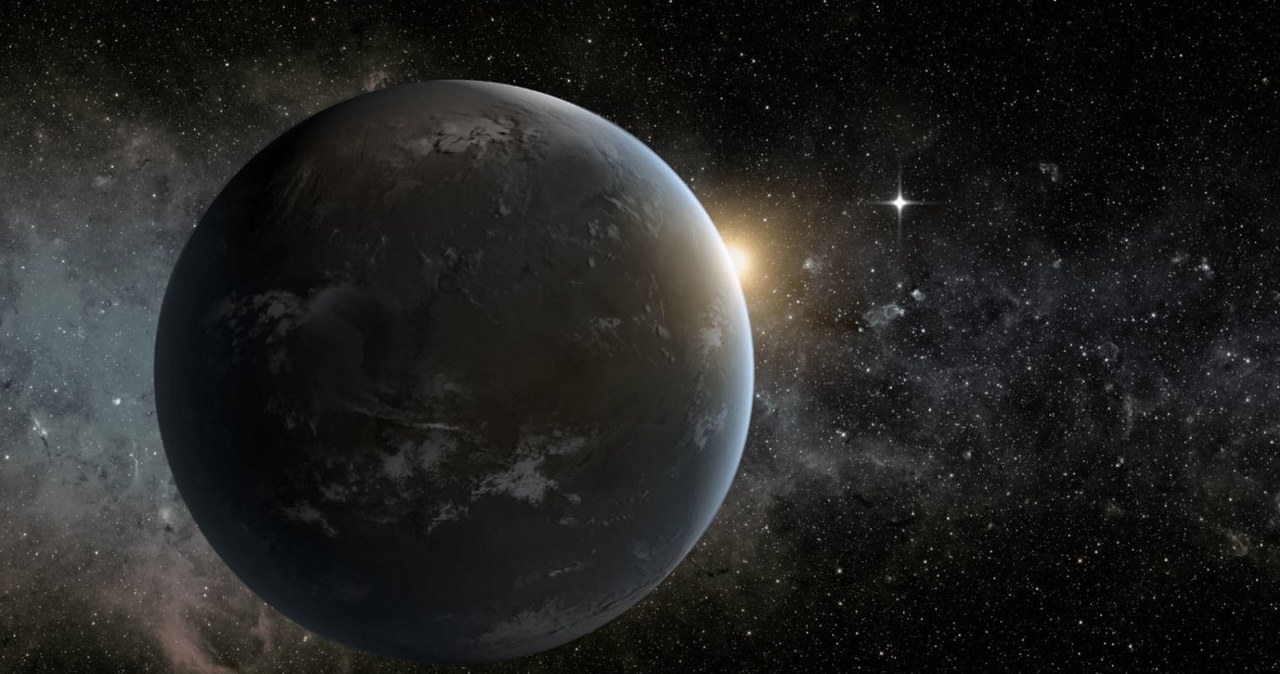 A giant exoplanet very close to us.  About 100 times larger than Earth