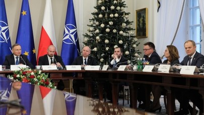 Posiedzenie RBN. Prezydent Duda o współpracy z premierem Tuskiem