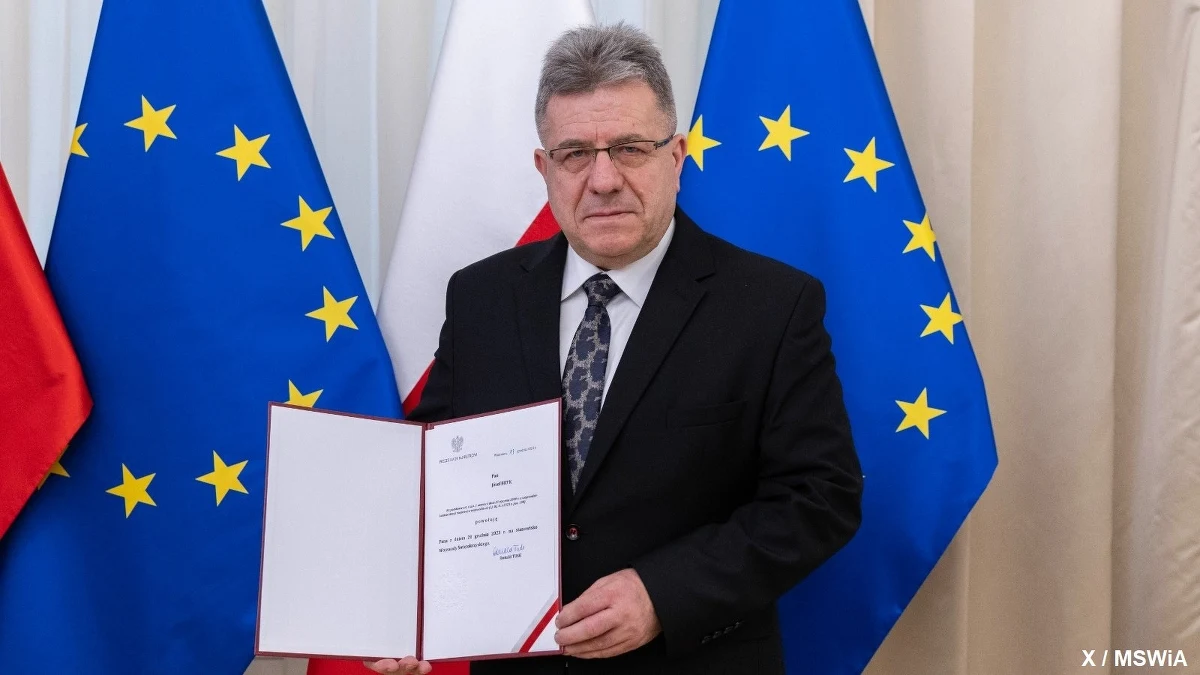 Dotychczasowy radny sejmiku województwa świętokrzyskiego Józef Bryk został nowym wojewodą w tym regionie. Informację przekazało na X (dawny Twitter) Ministerstwo Spraw Wewnętrznych i Administracji.