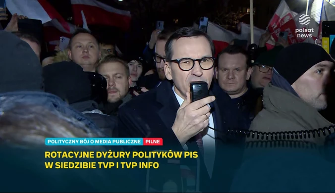 "Nie ma zgody". Morawiecki na Woronicza