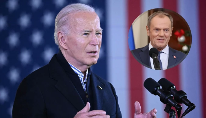 Joe Biden napisał list do Donalda Tuska. Kancelaria publikuje treść 