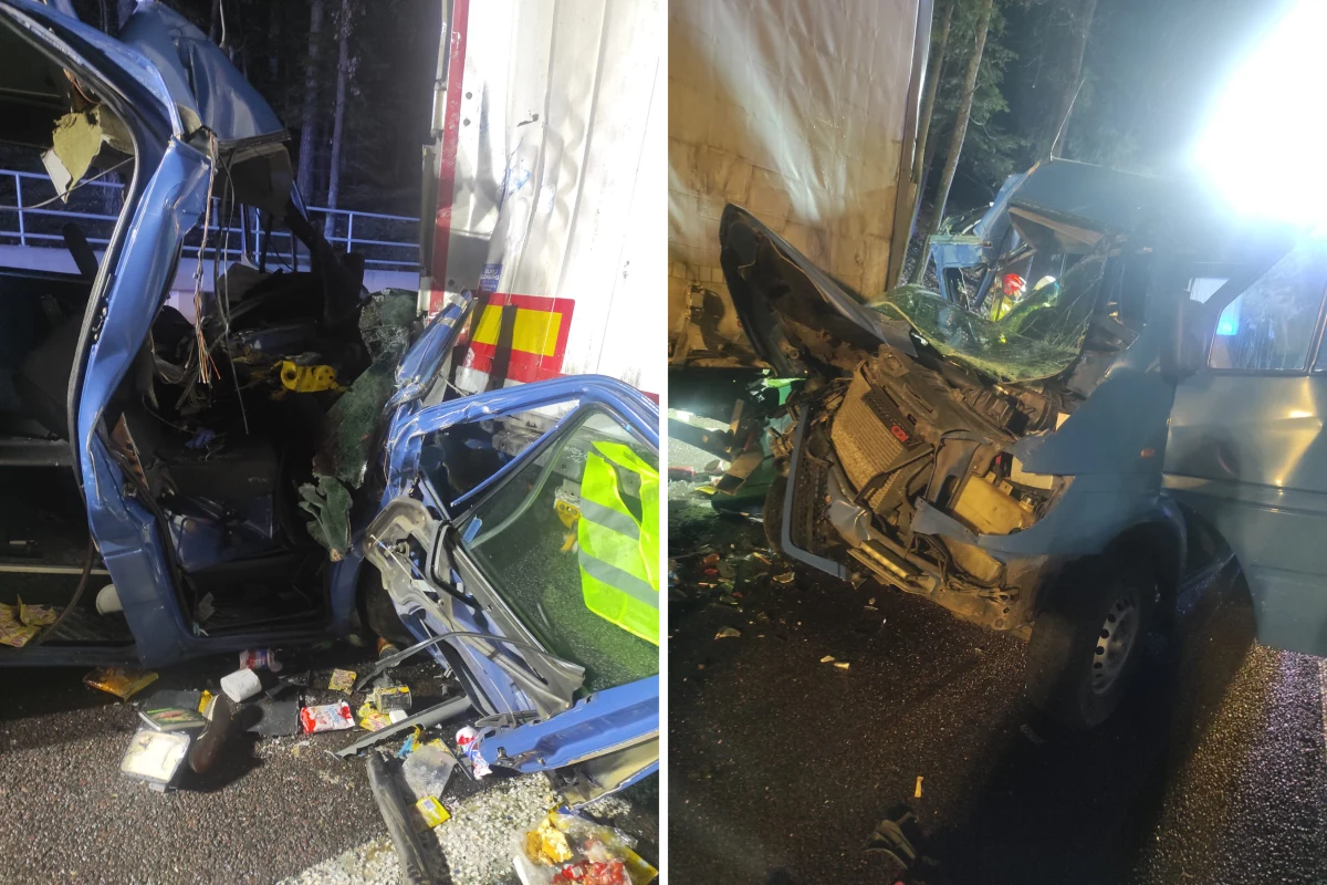 Osiem osób trafiło do szpitala po wypadku ukraińskiego busa w Bełżcu (Lubelskie). Na miejscu zginął ok. 30-letni mężczyzna. Kierująca busem 42-latka była trzeźwa. Policja bada szczegóły wypadku.