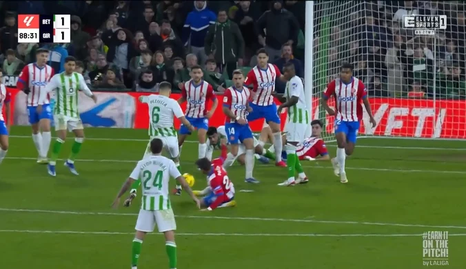 Real Betis  - Girona FC 1-1. SKRÓT. WIDEO (Eleven Sports)