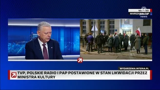 Suski w "Gościu Wydarzeń": Działania ministra Sienkiewicza są bezprawne