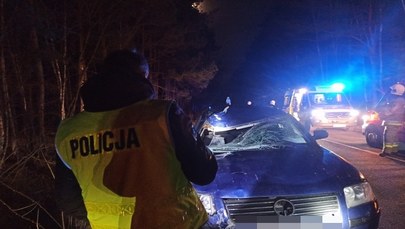 Auto wjechało w rowerzystów. Zginął ojciec, jego 15-letni syn w szpitalu