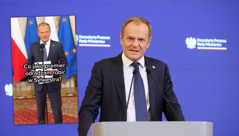  Tusk zaskoczył nagraniem na sylwestra. Odradzam