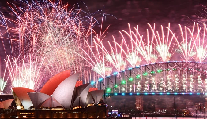 Azja i Australia witają rok 2024. Spektakularne pokazy sztucznych ogni