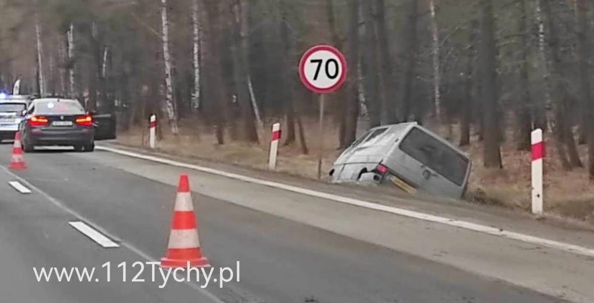 Policyjny pościg między Suszcem i Kobiórem na Śląsku. W czasie akcji padły strzały ostrzegawcze. 