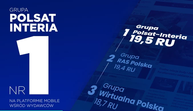 Grupa Polsat-Interia nr 1 w Polsce na platformie mobile