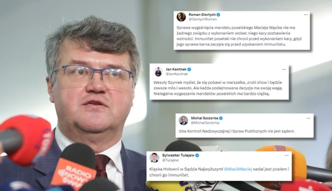 Sąd Najwyższy obronił Macieja Wąsika. Jednoznaczne komentarze polityków