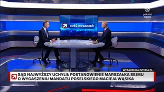 Tomczyk o Kamińskim i Wąsiku: Powinni być jak najszybciej osadzeni w więzieniu