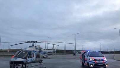Policyjni lotnicy transportowali organy z Litwy do przeszczepu