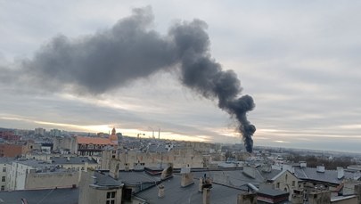 Pożar kamienicy w Łodzi. Ewakuowano mieszkańców