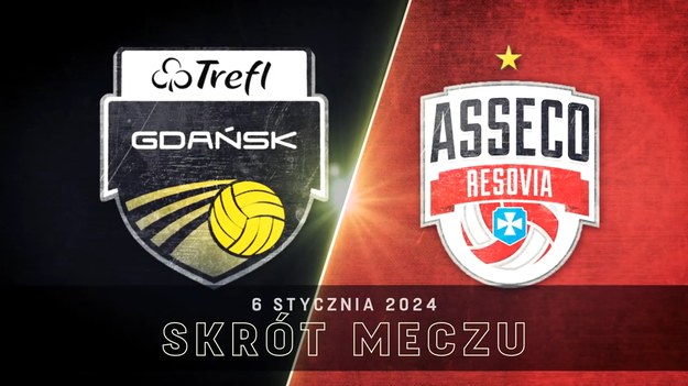 Skrót meczu Trefl Gdańsk – Asseco Resovia Rzeszów 3:1 (25:20, 25:23, 31:33, 25:19) - siatkówka, PlusLiga 2024, 15. kolejka.

_______
Trefl: Karol Urbanowicz, Kewin Sasak, Mikołaj Sawicki, Patryk Niemiec, Kamil Droszyński, Piotr Orczyk – Jan Franchi Martinez (libero) oraz Jakub Czerwiński, Aliaksei Nasevich, Janusz Gałązka. Trener: Igor Juricić.
Resovia: Klemen Cebulj, Karol Kłos, Fabian Drzyzga, Torey DeFalco, Jakub Kochanowski, Jakub Bucki – Paweł Zatorski (libero) oraz Krzysztof Rejno, Stephen Boyer, Łukasz Kozub, Bartłomiej Mordyl, Yacine Louati, Adrian Staszewski. Trener: Giampaolo Medei.