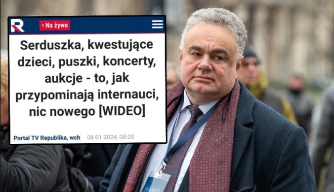 Skandaliczny artykuł TV Republika. "Serduszka, kwestujące dzieci"