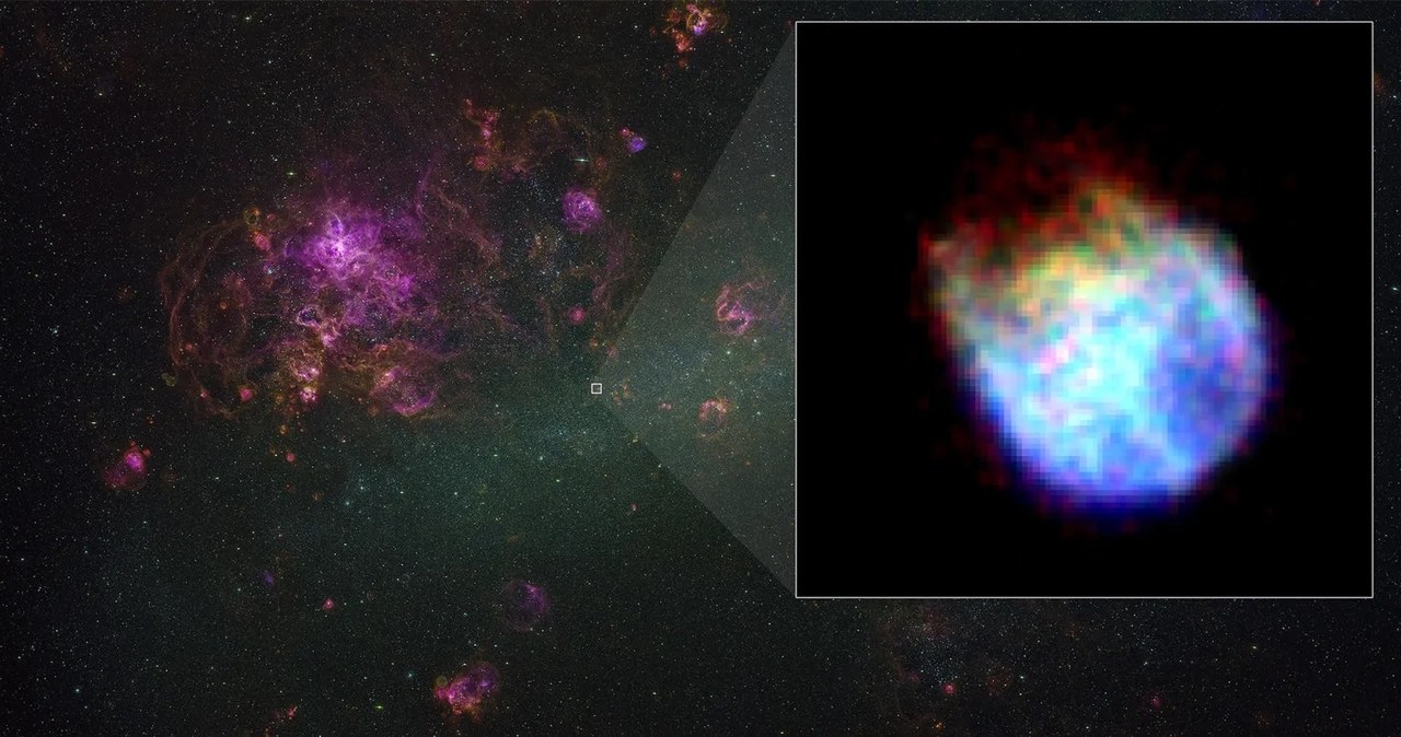 The first images from the Japanese X-ray space telescope