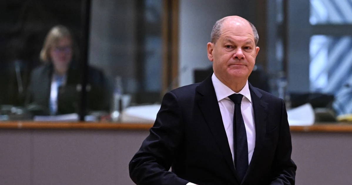 Kanclerz Niemiec Olaf Scholz skrytykował kraje UE za "niewystarczającą" pomoc Ukrainie