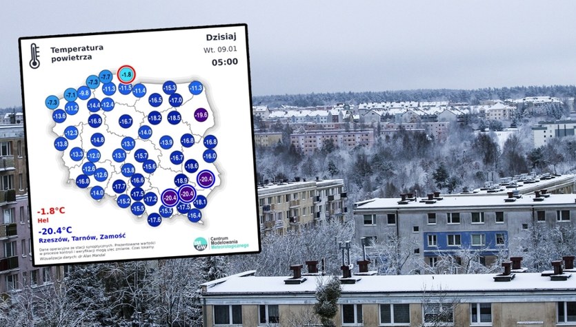  Siarczyste mrozy nad Polską. IMGW bije na alarm