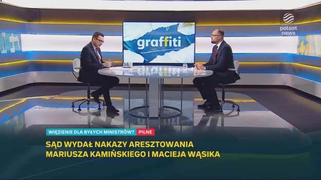 - Jest jeszcze nadzieja, że ktoś dozna jakiegoś otrzeźwienia i w końcu przejrzy na oczy i dojdzie do powstrzymania się od tej nielegalnej procedury umieszczenia ich w zakładzie karnym - powiedział w "Graffiti" o sprawie Mariusza Kamińskiego i Macieja Wąsika poseł PiS Krzysztof Szczucki. - Sięgniemy po wszystkie instrumenty w ich obronie - dodał.