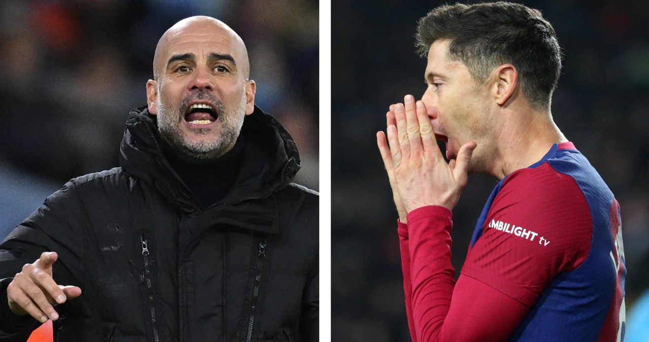 wiadomości,aktualności,Interia Guardiola zaczął nagle mówić o Lewandowskim. Takie słowa po historycznym występie w LM
