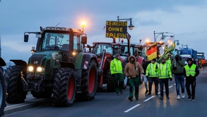 Protest rolników w Niemczech, większość popiera demonstracje